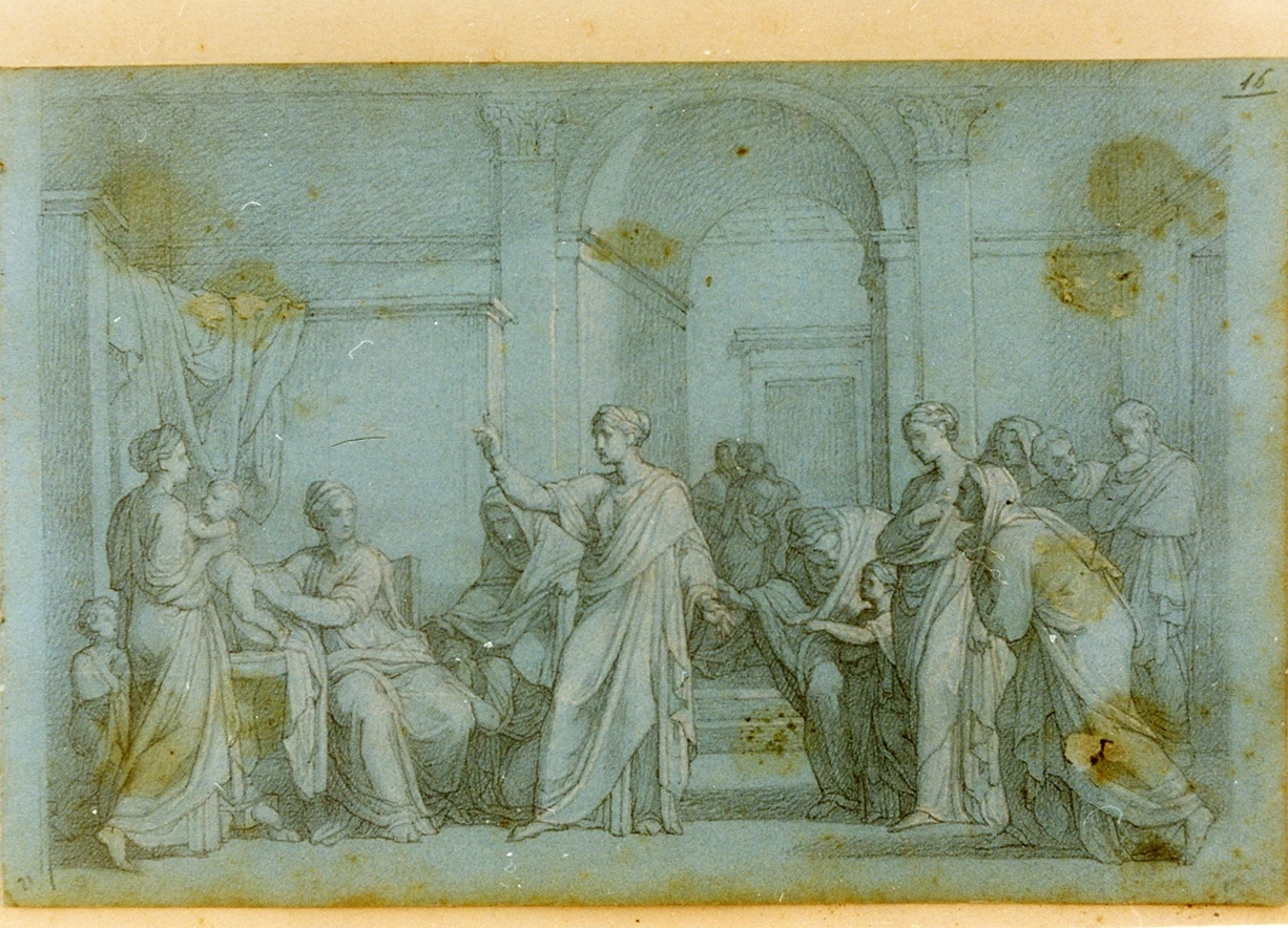 Studio di scena di storia antica - Museo Nazionale di san Martino, Napoli